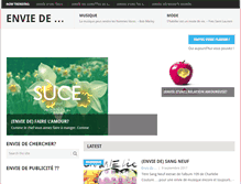 Tablet Screenshot of envie-de.com